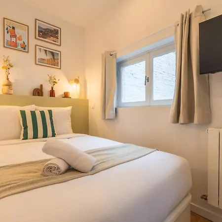 Fonctionnel, Equipe Avec Jardin Proche Gare Apartmán Tourcoing